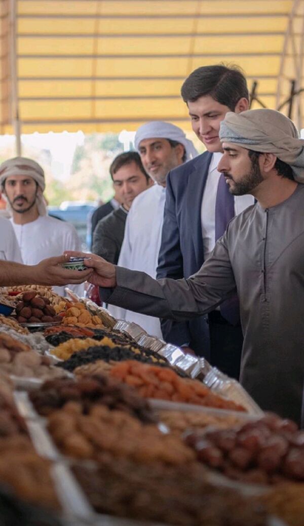 Плов, семья президента и встречи: принц Дубая снова в Узбекистане - Sputnik Узбекистан