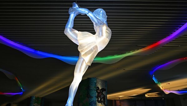 Выставка Парк ледяных скульптур в Сочи - Sputnik Ўзбекистон