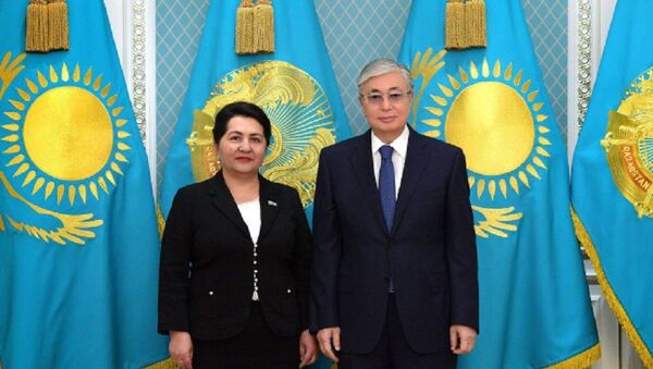 Танзила Нарбаева и Касым-Жомарт Токаев - Sputnik Узбекистан