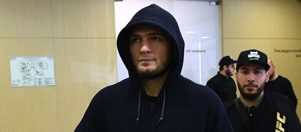 Хабиб Нурмагомедов: пресс-конференция российских бойцов смешанных единоборств - Sputnik Узбекистан