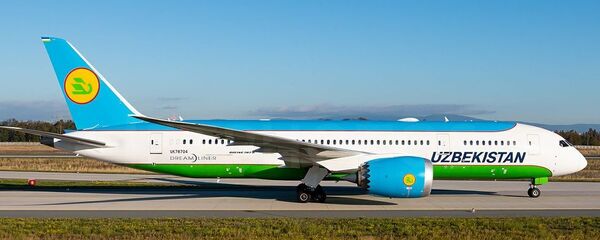 Samolet Uzbekistan Airways - Sputnik O‘zbekiston