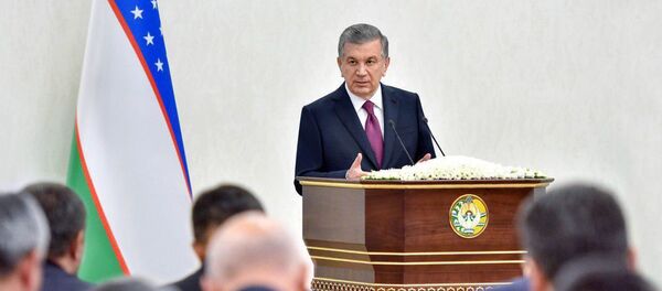 Президент Узбекистана Шавкат Мирзиёев Президент Узбекистана Шавкат Мирзиёев - Sputnik Ўзбекистон