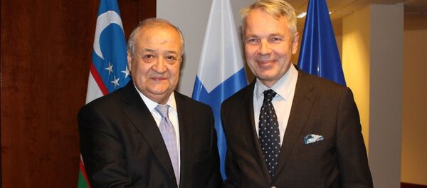 Abdulaziz Kamilov vstretilsya s glavoy MID Finlyandii Pekka Xaavisto - Sputnik O‘zbekiston