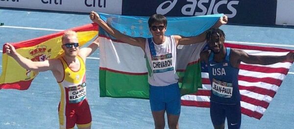 Узбекистанец Бекжон Чеваров выиграл путевку на Паралимпийские игры - Sputnik Узбекистан