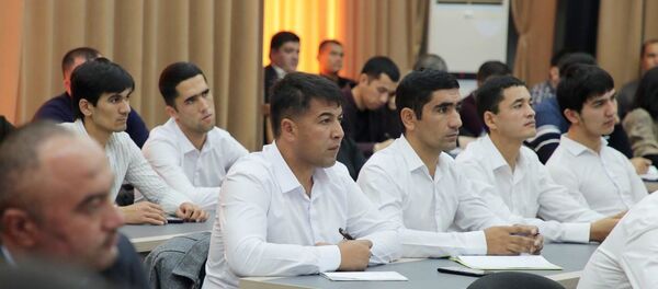 Пресс-конференция, организованная Агентством информации и массовых коммуникаций при Администрации президента Пресс-конференция, организованная Агентством информации и массовых коммуникаций при Администрации президента - Sputnik Узбекистан