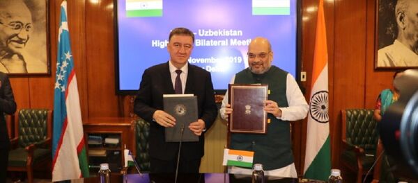 МВД Узбекистана и Индии договорились совместно бороться с терроризмом МВД Узбекистана и Индии договорились совместно бороться с терроризмом - Sputnik Ўзбекистон