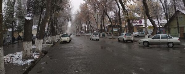 Заснеженные улицы Ташкента - Sputnik Узбекистан