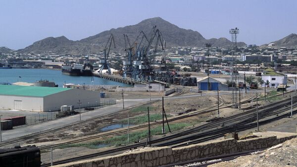 Грузовой порт Туркменбаши в Туркменистане - Sputnik Узбекистан