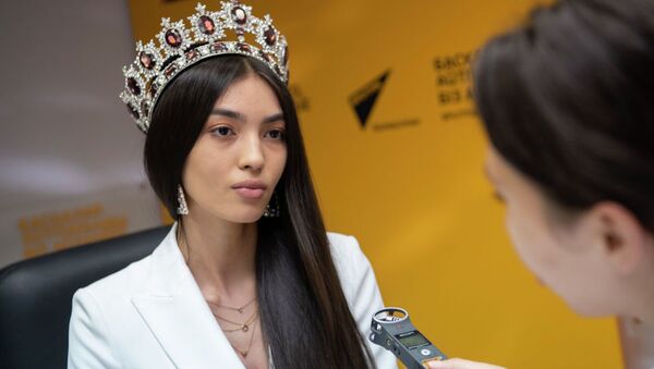 Интервью с Мисс Казахстана Мадиной Батык - Sputnik Ўзбекистон