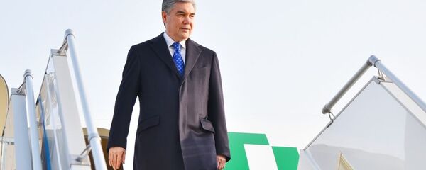 Президент Туркменистана Гурбангулы Бердымухамедов прибыл в Ташкент Президент Туркменистана Гурбангулы Бердымухамедов прибыл в Ташкент - Sputnik Ўзбекистон