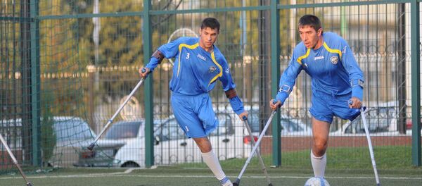 Сборная Узбекистана инвалидов-ампутантов по футболу - Sputnik Ўзбекистон