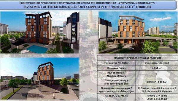 Как будет выглядеть Bukhara City – детали проекта Как будет выглядеть Bukhara City – детали проекта - Sputnik Узбекистан