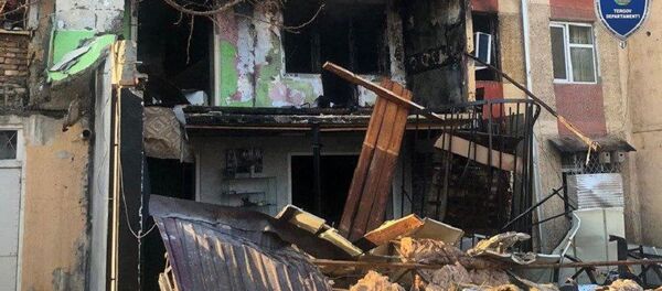 Пожар в Андижане Пожар в Андижане - Sputnik Ўзбекистон