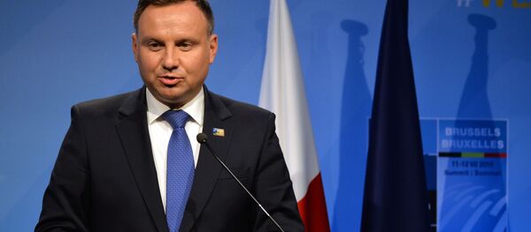 Президент Польши Анджей Дуда Президент Польши Анджей Дуда - Sputnik Ўзбекистон