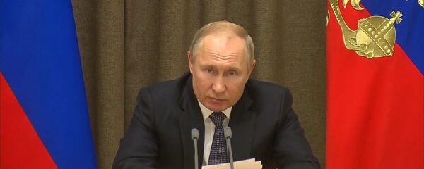 Владимир Путин: Россия выступает против милитаризации космоса - Sputnik Ўзбекистон