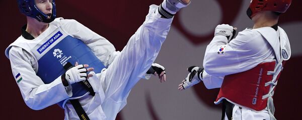 Узбекистанец Никита Рафалович (слева). Архивное фото - Sputnik Узбекистан