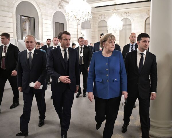 Лидеры нормандской четверки приняли коммюнике по итогам саммита в Париже - Sputnik Узбекистан