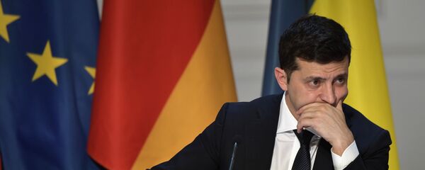 Президент Украины Владимир Зеленский Президент Украины Владимир Зеленский - Sputnik Ўзбекистон