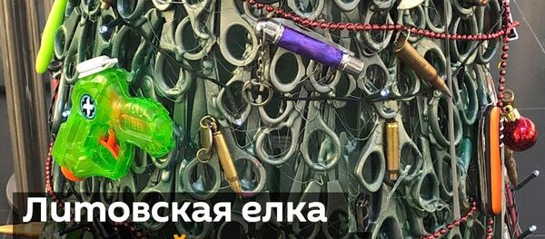 В аэропорту Вильнюса появилась елка из изъятых у пассажиров предметов В аэропорту Вильнюса появилась елка из изъятых у пассажиров предметов - Sputnik Узбекистан