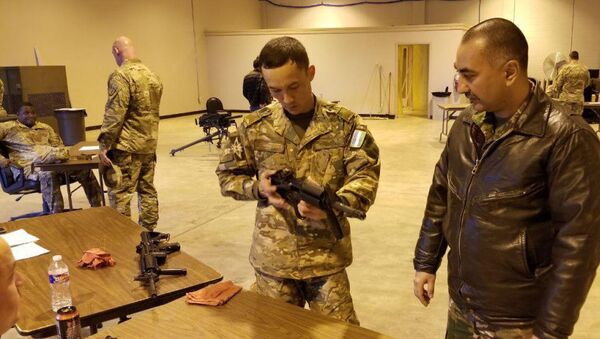 Узбекские военные на конкурсе Лучший воин - Sputnik Узбекистан