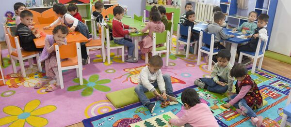 Дети в детском саду Дети в детском саду - Sputnik Ўзбекистон