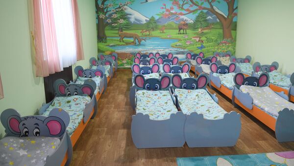 Спальня в детском саду - Sputnik Узбекистан