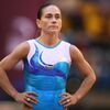 Оксана Чусовитина (Узбекистан) перед выполнением опорного прыжка в финале соревнований среди женщин на чемпионате мира по спортивной гимнастике в Дохе. - Sputnik Узбекистан