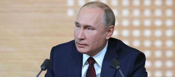 Ежегодная большая пресс-конференция президента РФ В. Путина - Sputnik Узбекистан