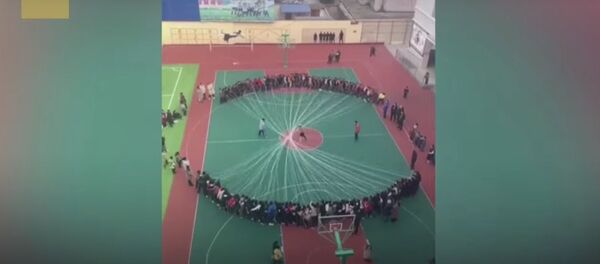 Chinese students take jumping rope to the next level - Sputnik Узбекистан