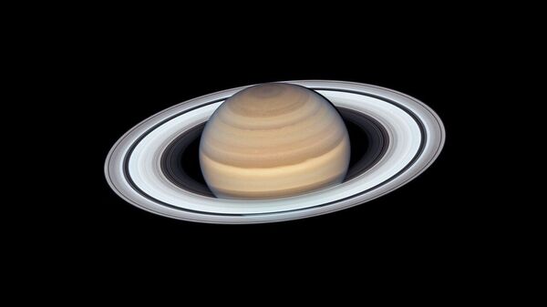 Снимок Сатурна, сделанный при помощи телескопа Хаббл - Sputnik Ўзбекистон