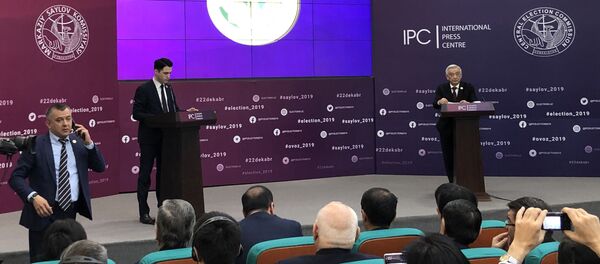 Оглашение результатов выборов в парламент Узбекистана - Sputnik Узбекистан