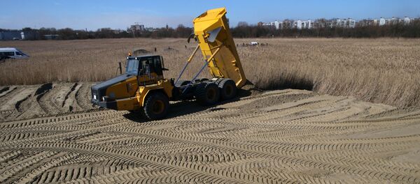 Работа строительной техники - Sputnik Узбекистан