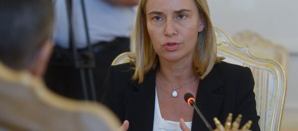 Представитель ЕС по вопросам безопасности Федерика Могерини Представитель ЕС по вопросам безопасности Федерика Могерини - Sputnik Узбекистан