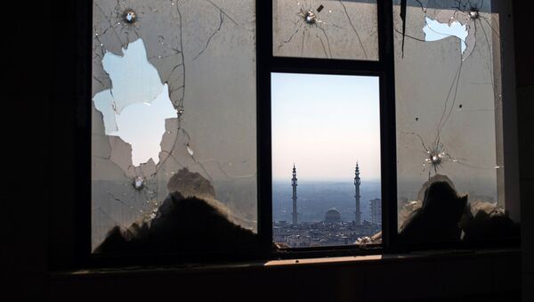 Разрушенный район Хомса аль Хамидия - Sputnik Узбекистан