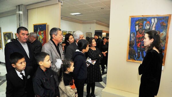 В музее имени Савицкого открылась выставка Бахтияра Серекеева - Sputnik Узбекистан
