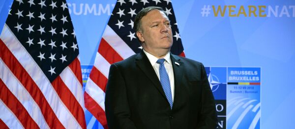 Государственный секретарь США Майк Помпео Государственный секретарь США Майк Помпео - Sputnik Ўзбекистон
