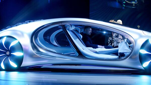 Симбиотический электрокар: в Mercedes-Benz представили безумную новинку - Sputnik Узбекистан