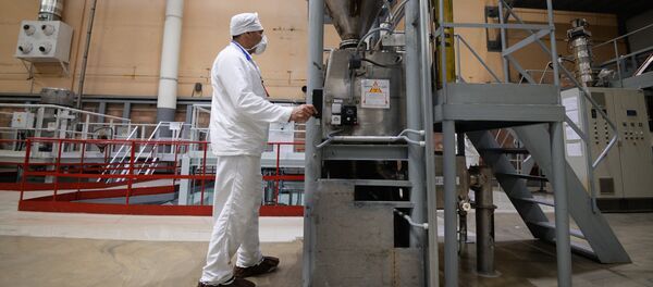 Uchastok izgotovleniya toplivnix tabletok dioksida urana Uchastok izgotovleniya toplivnix tabletok dioksida urana - Sputnik O‘zbekiston