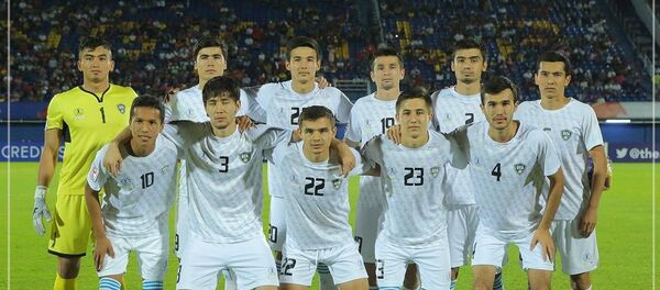 Олимпийская сборная Узбекистана провела матч против команды Китая в рамках второго тура чемпионата Азии U-23 по футболу Олимпийская сборная Узбекистана провела матч против команды Китая в рамках второго тура чемпионата Азии U-23 по футболу - Sputnik Ўзбекистон