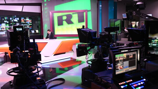 Офис телеканала RT в Москве - Sputnik Ўзбекистон