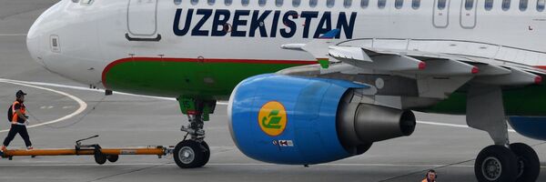 Camolet Boeing 767 aviakompanii Uzbekistan v aeroportu Vnukovo imeni A. N. Tupoleva. - Sputnik O‘zbekiston