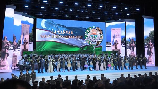 Праздничный концерт в честь Дня защитников Родины - Sputnik Узбекистан