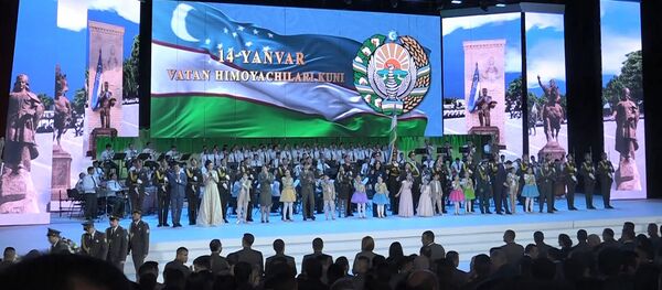 Праздничный концерт в честь Дня защитников Родины Праздничный концерт в честь Дня защитников Родины - Sputnik Ўзбекистон