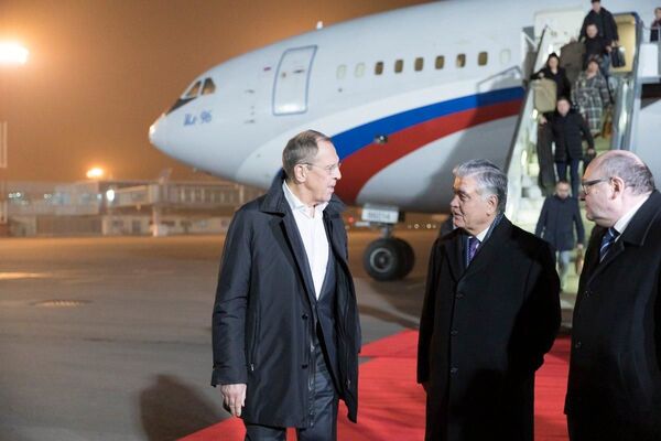 Сергей Лавров прибыл с визитом в Ташкент - Sputnik Узбекистан