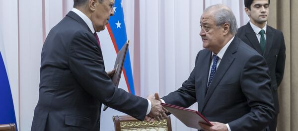 Визит исполняющего обязанности министра иностранных дел РФ Сергея Лаврова  в Узбекистан - Sputnik Узбекистан