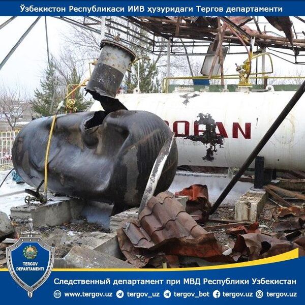 В МВД рассказали, что привело к мощному взрыву на заправке в Джизаке - Sputnik Узбекистан