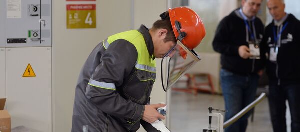 VI Национальный чемпионат WorldSkills Hi-Tech-2019 в Екатеринбурге - Sputnik Узбекистан