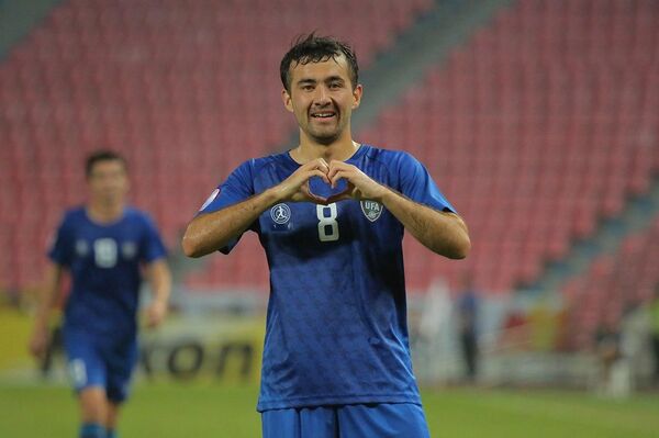 Олимпийская сборная Узбекистана вышла в полуфинал ЧА U-23 Олимпийская сборная Узбекистана вышла в полуфинал ЧА U-23 - Sputnik Узбекистан