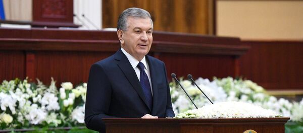 Prezident Uzbekistana Shavkat Mirziyoyev na pervom posle viborov zasedanii Zakonodatelnoy palati Oliy Majlisa - Sputnik O‘zbekiston
