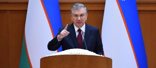 Президент Шавкат Мирзиёев на заседании Сената Олий Мажлиса Президент Шавкат Мирзиёев на заседании Сената Олий Мажлиса - Sputnik Ўзбекистон